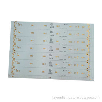 Double-sided PCB with 0.3mm Thickness and 2oz Copper Thickness for LED Lighting